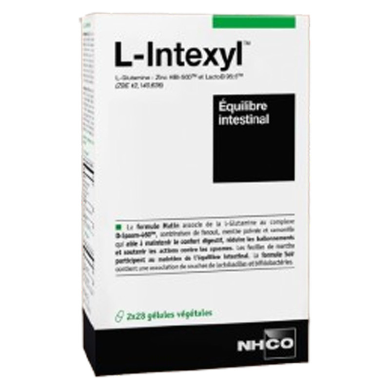 Nhco L-Intexyl Confort intestinal 28 cápsulas mañana + 28 cápsulas noche