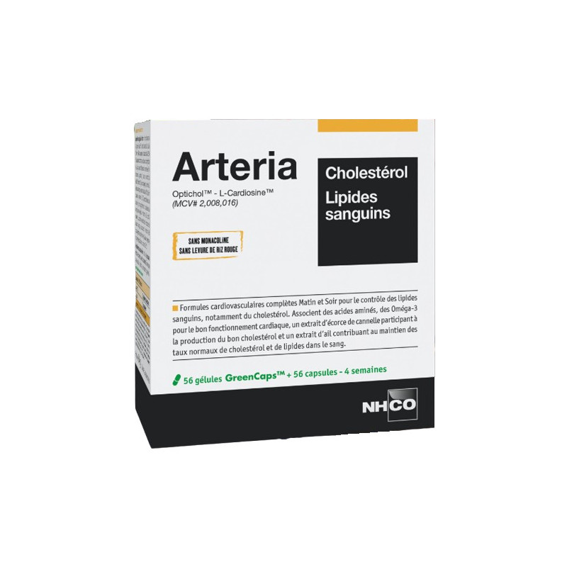 Nhco Arteria Colesterol Sangre Lípidos 56 cápsulas + 56 cápsulas