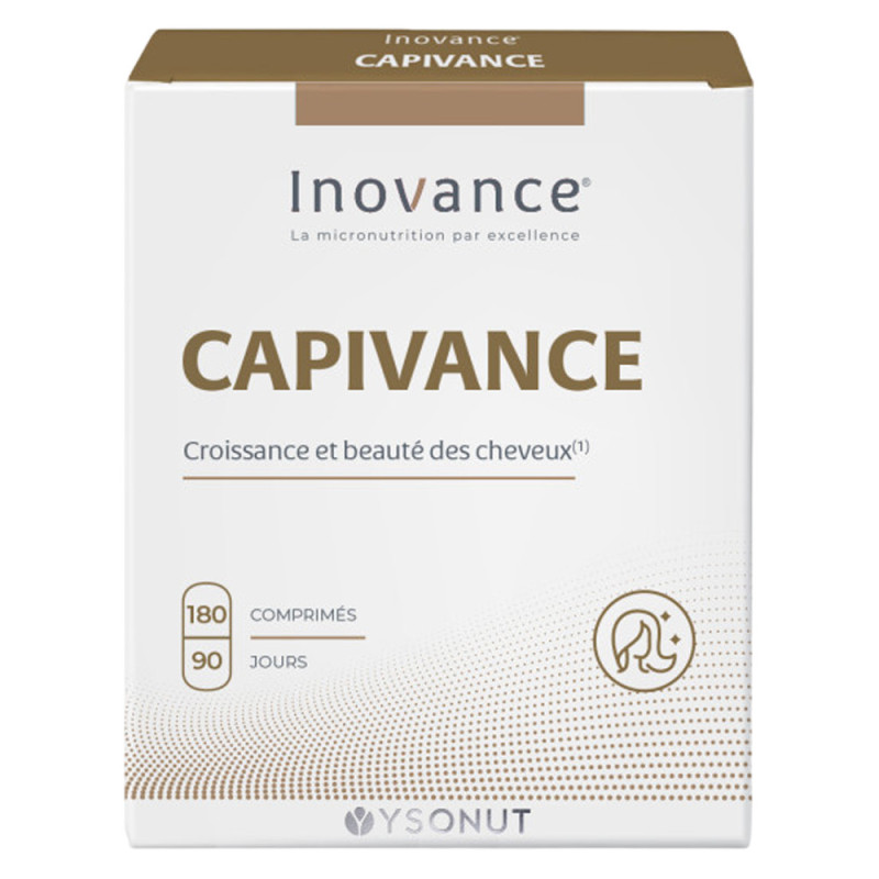 Inovance Capivance Crecimiento de Cabello y Uñas 180 comprimidos