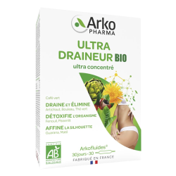 Arkopharma Arkofluides Ultra Draineur bio 30 ampoules