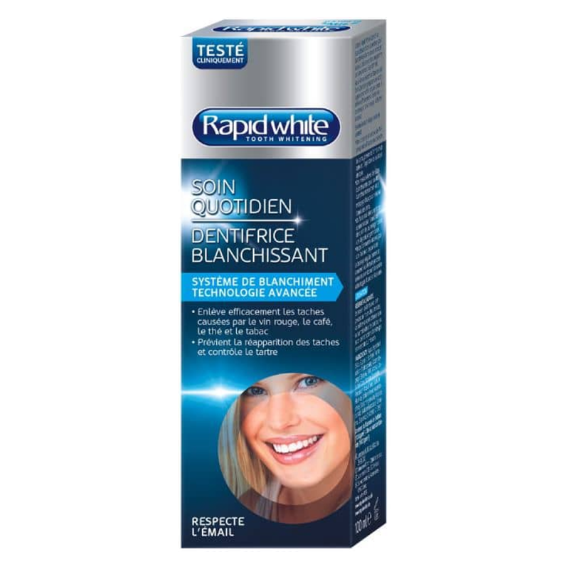 Dentífrico Blanqueador Rapid White Cuidado Diario 100ml