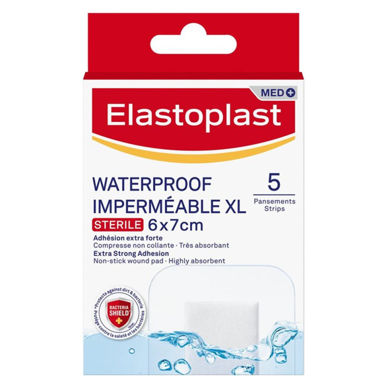 Elastoplast Impermeable XL 5 Apósitos Estériles 6 x 7 cm