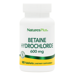 Natures Plus Bétaïne Hydrochloride 90 comprimés