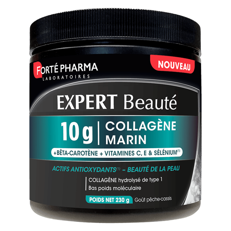 Forté Pharma Expert Beauté 10g Colágeno Marino Melocotón-Cassis 230gr