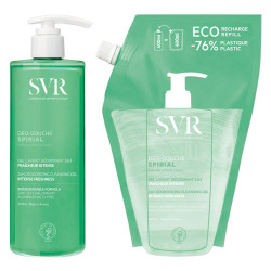 SVR Spirial Deo-Douche Gel limpiador 400ml + Eco-recarga 400ml