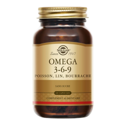 Solgar Omega 3-6-9 sin azúcar 60 cápsulas