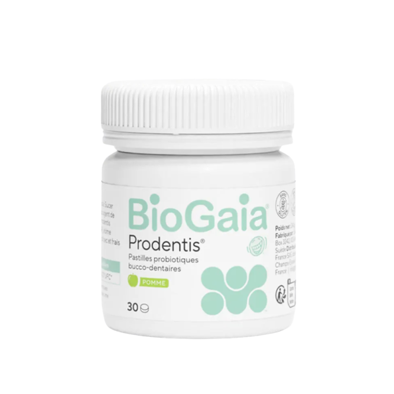 BioGaia Prodentis pastillas orales probióticas 30 pastillas sabor manzana