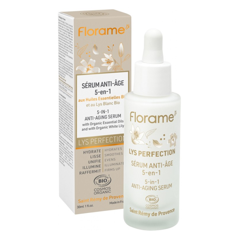 Florame Organic 5 en 1 Serum Antiedad 30ml