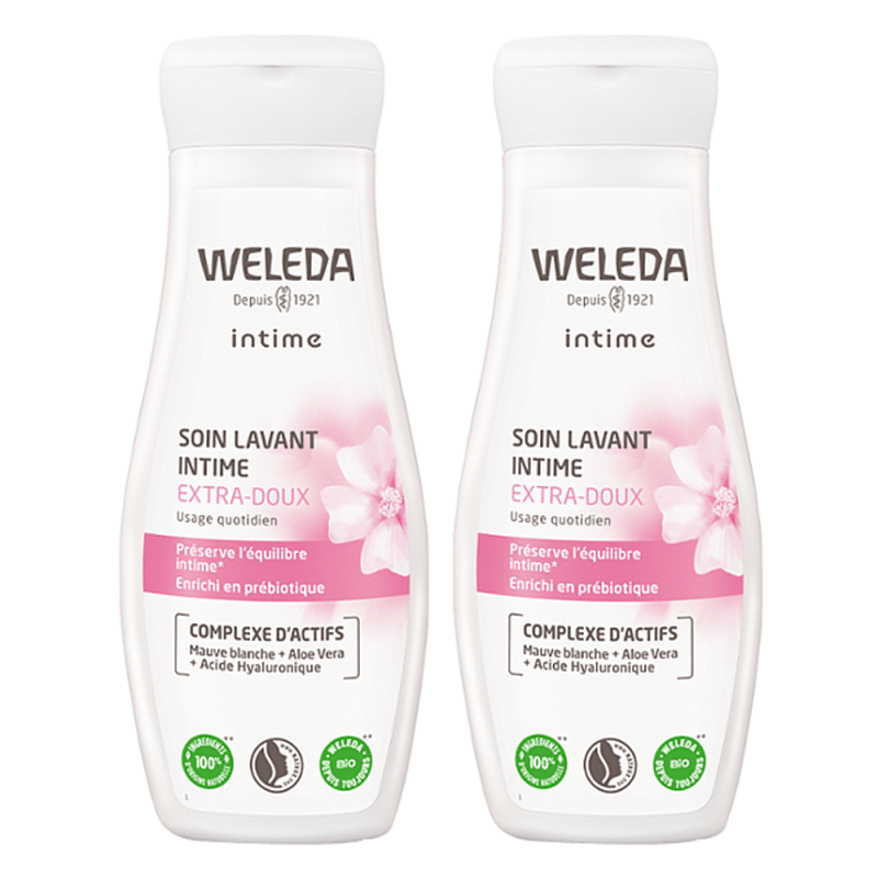 Weleda Cuidado Limpiador Íntimo Extra Suave 2x200ml pack