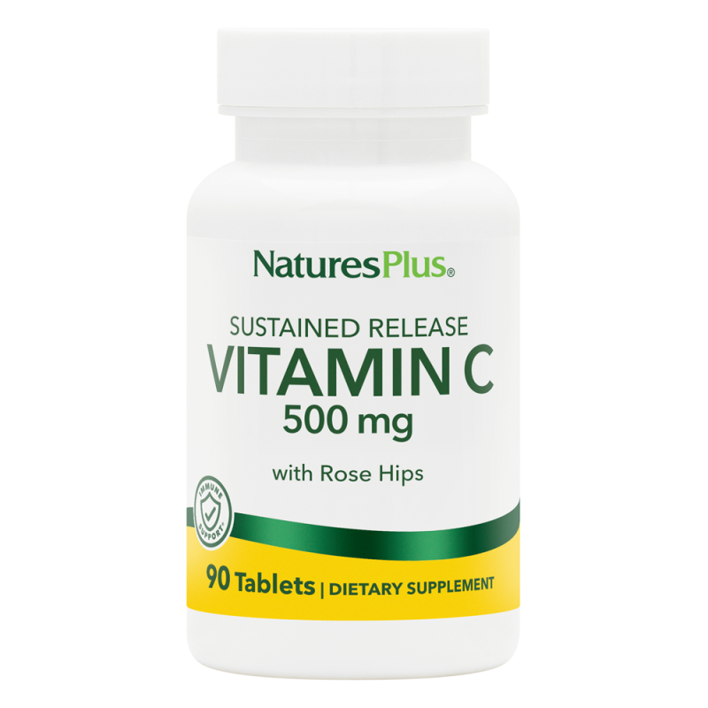 Natures Plus Vitamina C 500 mg Escaramujo 90 comprimidos
