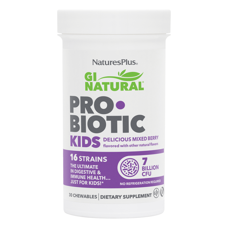 Natures Plus GI Natural ProBiotic Kids 30 comprimidos masticables
