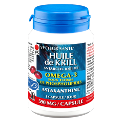 Vecteur Santé Huile de Krill 30 capsules