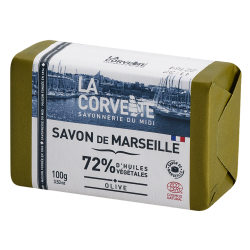 La Corvette Savon de Marseille Olive 100gr