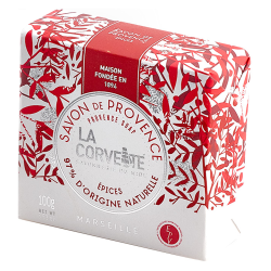 La Corvette Savon de Provence Épices 100gr