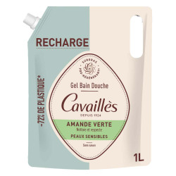 Gel de Baño y Ducha Cavaillès Eco-Refill Almendra Verde 1L