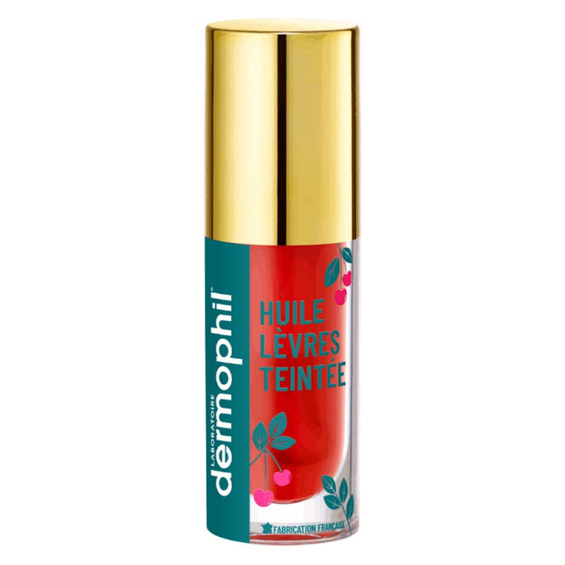Dermophil Aceite labial tintado rojo 5ml