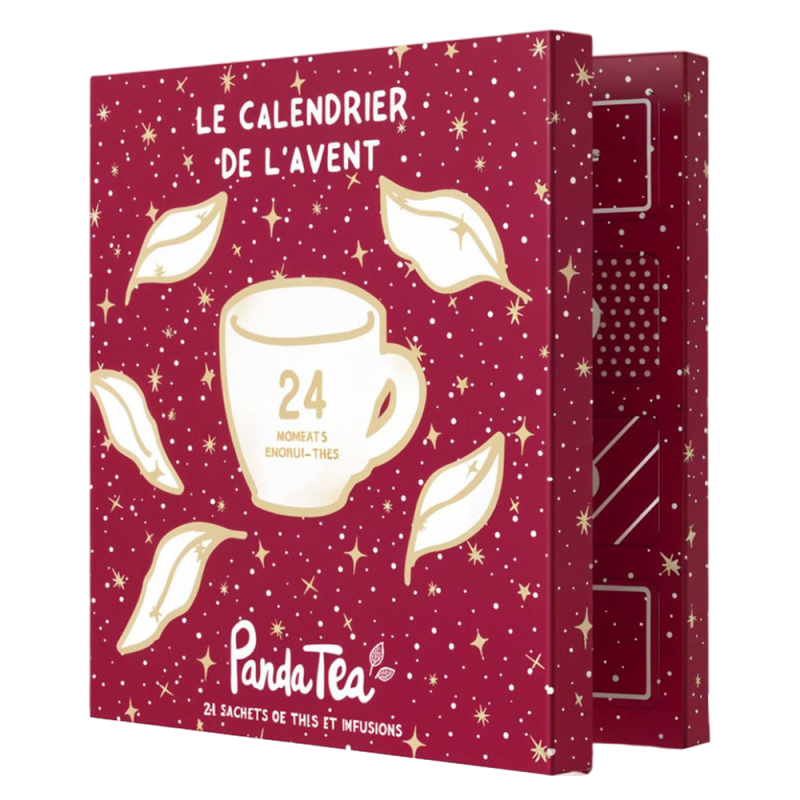 Calendario de Adviento Panda Tea 24 bolsitas de Tés e Infusiones