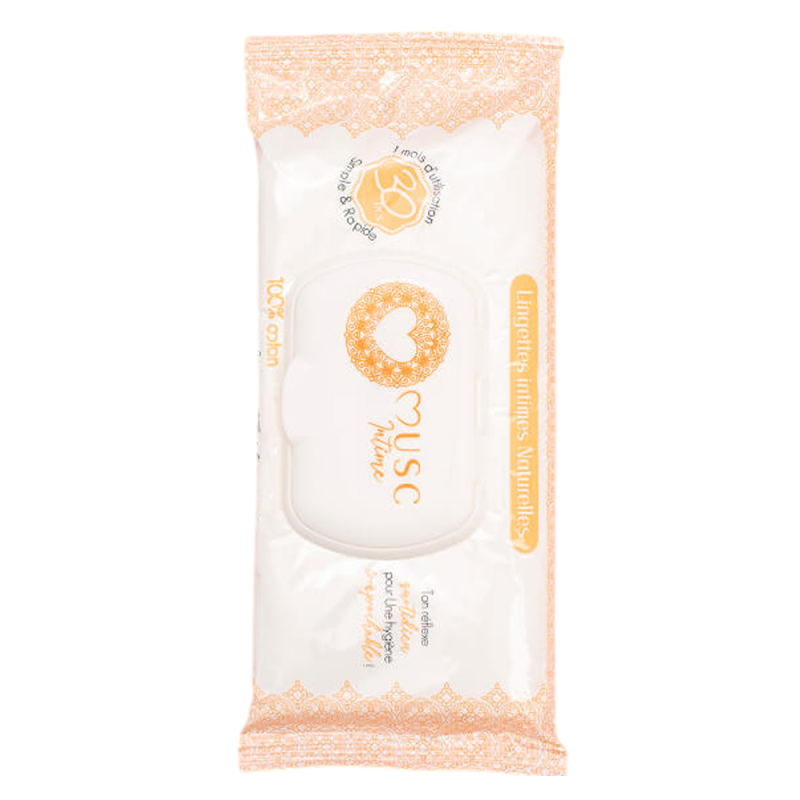 Musc Intime La Précieuse Toallitas Íntimas Flor de Ámbar Lote de 30