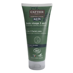 Cattier Men soin visage 3en1 bio 50ml