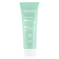 Melvita Nectar Pur 3en1 Masque exfoliant soin ciblé bio 75ml