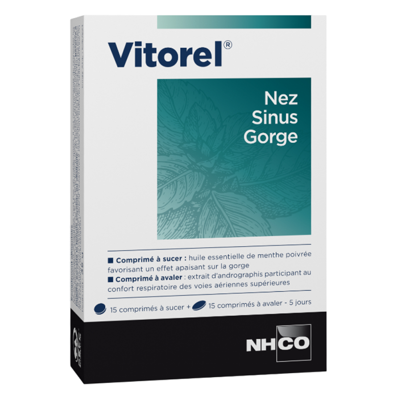 Nhco Vitorel nariz sinus garganta 30 comprimidos