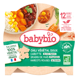 Babybio Chili Végétal Doux 12 mois et + bio 230gr