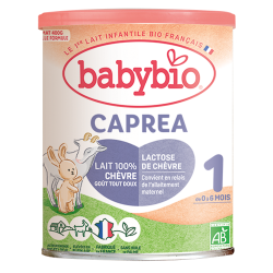 Babybio Caprea 1er âge au lait de chèvre 400gr