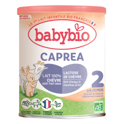 Babybio Caprea 2ème âge au lait de chèvre 400gr