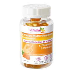 Vitamin'22 Multivitamin Energy boost 60 gummies