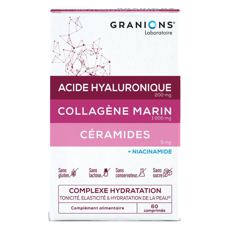 Granions Complejo Hidratante Ácido Hialurónico 60 comprimidos