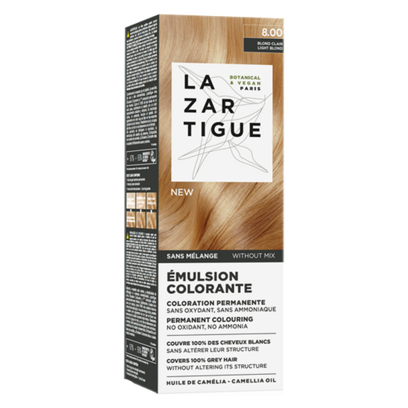Lazartigue Emulsión Colorante 8.00 rubio claro