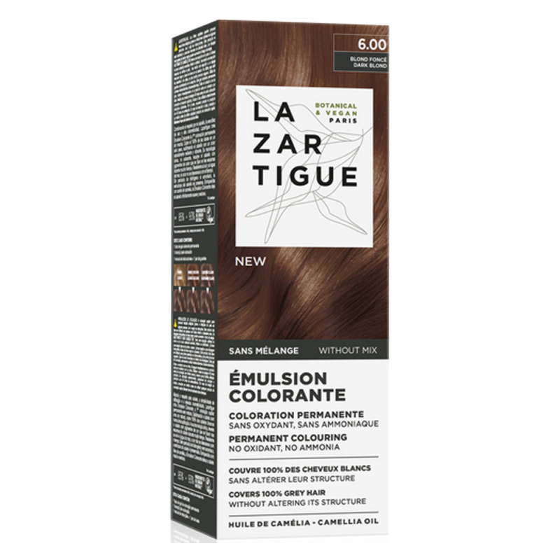 Lazartigue Emulsión Colorante 6.00 rubio oscuro
