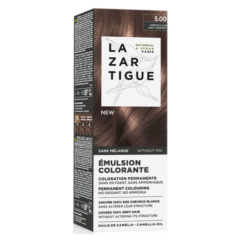 Lazartigue Emulsión Colorante 5.00 castaño claro