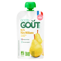Good Goût Poire Williams bio a partir de 4 meses 120gr