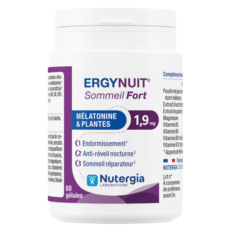 Nutergia Ergynuit Sommeil Fort 60 cápsulas