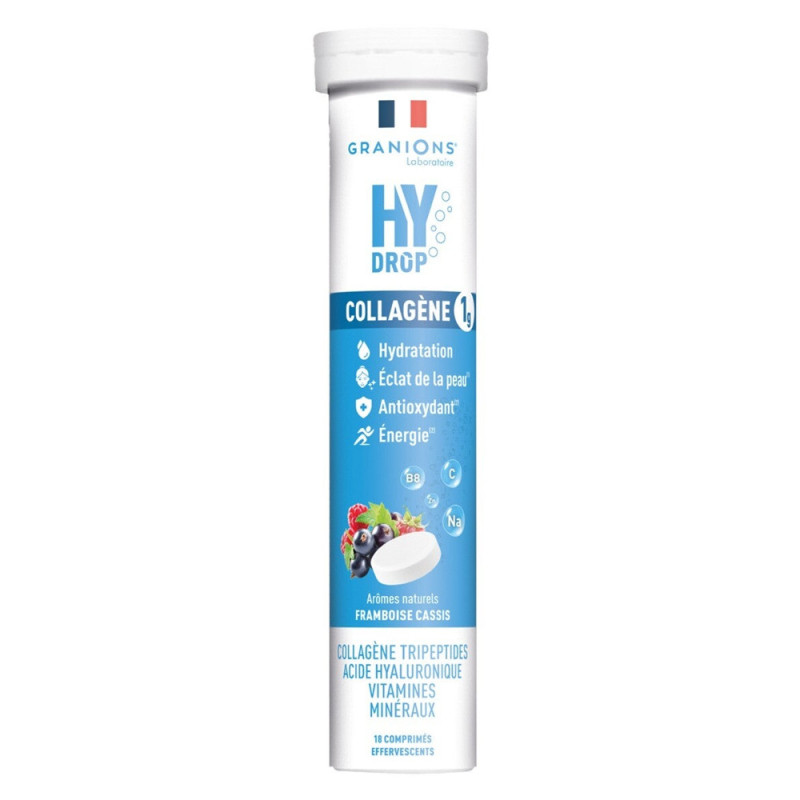 Granions Hydrop Colágeno Frambuesa-Cassis 18 comprimidos