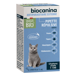 Pipeta repelente de gatitos Biocanina Organic