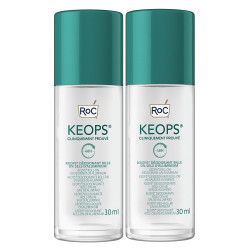 ROC Keops Desodorante Roll-on 0% aluminio pack de 2x30ml