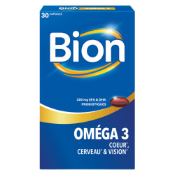 Bion Omega 3 Corazón, Cerebro y Visión 30 cápsulas