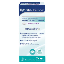 Hydralin Balance Triple Acción Óvulo Vaginal x7