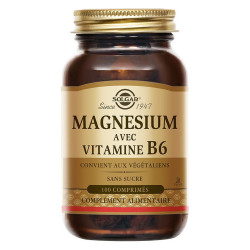 Solgar Magnesio con Vitamina B6 - 100 comprimidos