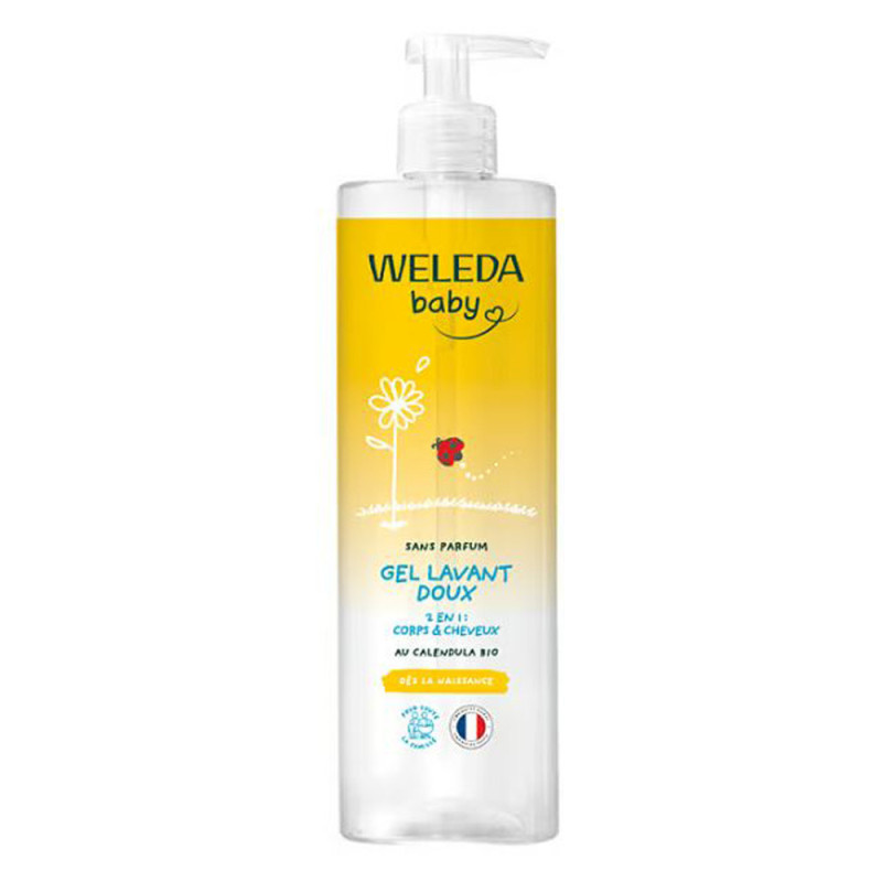 Weleda Bébé Organic caléndula 2en1 gel limpiador suave 400ml