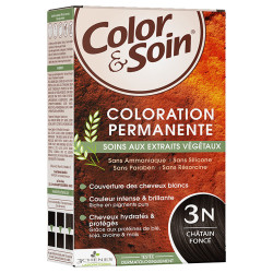 Les 3 Chênes Color & Soin Coloration castaño oscuro 3N 135ml