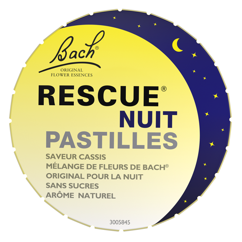 Rescue Nuit Pastillas de grosella negra 50 g