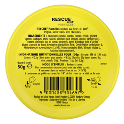Rescue Nuit Pastillas de grosella negra 50 g