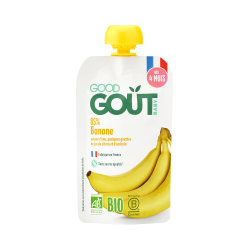 Good Goût Banane Puré de frutas bio 120gr