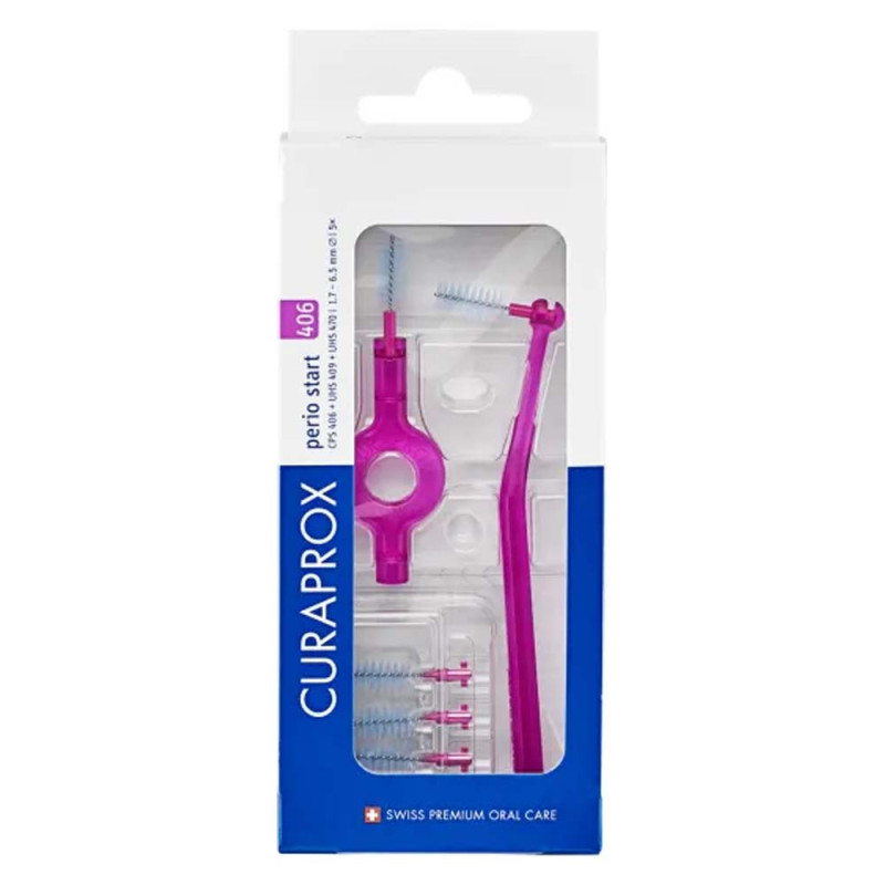 Curaprox CPS 406 Perio Plus Rosa 5 cepillos interdentales