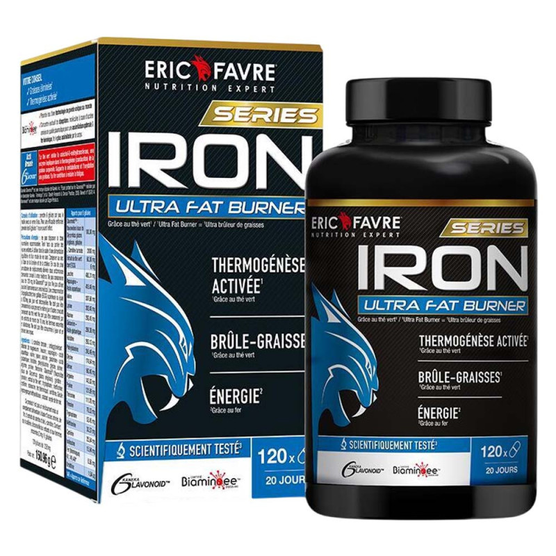 Eric Favre Iron Ultra Quemagrasas 120 cápsulas