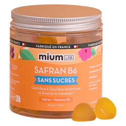 Mium Lab Azafrán B6 Sin azúcar 42 gominolas