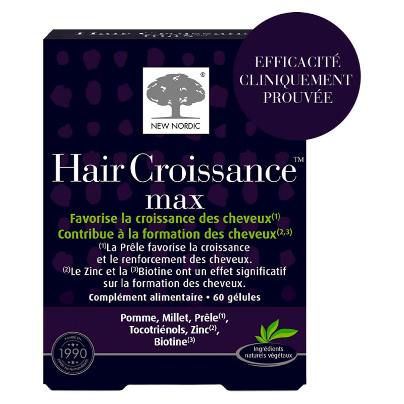 Nuevo Nordic Hair Croissance max 60 cápsulas